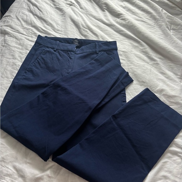J Crew Kallie Pant Navy Women's Tailored Pants - Picture 2 of 4